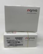 Two boxed as new Signia Motion 13 5Nx Digital Hearing Aids in Silver (REF: 10953694 HA MOTION 13 5NX