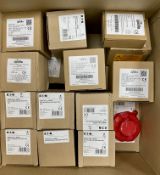 Fifteen boxed as new Eaton Symphoni Fire Alarm Sounders (P/N: 650001FULL-0003X), 3 x Apollo Multi To