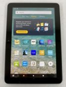 A pre-owned Amazon Fire HD 8 10th Gen 32GB Tablet in Black (M/N: K72LL4) (Grade B).
