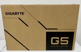 A boxed as new Gigabyte G5 15.6” 144Hz FHD Gaming Laptop with NVIDIA GeForce RTX 3050 TI Laptop GPU,
