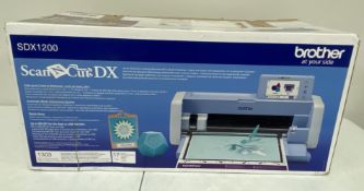 A boxed as new Brother SDX1200 ScanNCut Digital Cutting Machine (EAN: 4977766795029) (Box opened, co