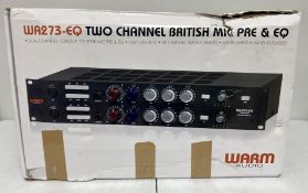 SOLD AS SEEN: A Warm Audio WA273-EQ Dual Channel British Mic Preamp & Equalizer (Possible damage fro