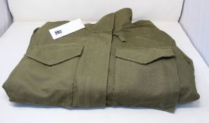 A women's as new Arket Cotton Utility Jacket in khaki green (UK 10, Note: This item is as new but