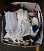 Twenty four pairs of assorted as new and pre-owned shoes/trainers to include Nike, Puma, Carvela,