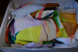 A Dolls House Mixed Pastel Printed Chiffon maxi dress (Size L).