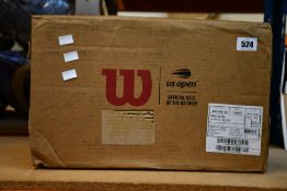 Eighteen 4 Ball Cans of Wilson US Open Tennis balls (6 dozen, Official Ball Of The US Open).