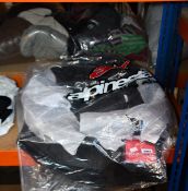 An as new Alpinestars Missile Ignition V2 black leather jacket with extremely flexible armour (