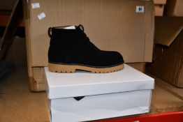 Eight as new Cos Suede Ankle Boots in Black (Sizes 1x 42, 2x 43, 3x 44 and 2x 45).