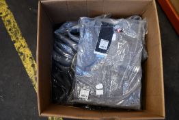 Twenty men's as new Kronstadt Johs round neck sweaters in grey (12 x M) and Dark Forest (8 x M).