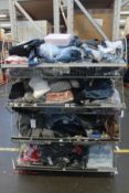 A large quantity of assorted as new clothing and related items (Basket not included).
