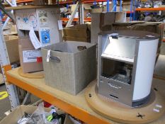 A pre-owned Techla My Family Dog Tag Engraving Machine with approximately eighty as new tags.