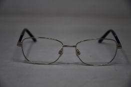 One hundred and sixty pairs of women's Palazzo SP11 C1 50 - 16 -130 silver metal glasses frames with