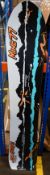 An as new Burton x Mine77 JBC Cruise Skeleton Key Snowboard (Size 158).
