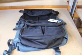 Three Lululemon bags to include 2x All Night Festival Bags in Black and 1x New Crew Backpack in