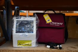 A pre-owned Nippy Clearway Cough Assistor in Carry Bag.