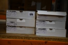 Six boxed as new Notifier by Honeywell CMA22 module interface.