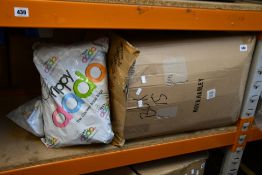 Twelve Yippy Dada zebra black baby changing bags.