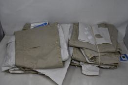 Seven pairs of women's as new MAC RICH Cotton Cargo Pants in smoothly beige (W38 x 2, 36 x 1, 34 x