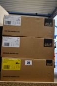 Three pairs of as new Jack Wolfskin walking boots to include 1x Force Striker Texapore Mid (UK 6.