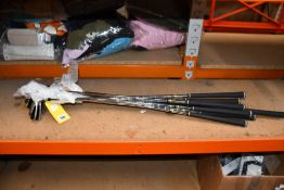 A pre-owned set of Cobra XL Golf Clubs to include 6,7,8,9,S,W, 5 Wood and 5 Hybrid (All Right-