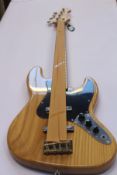 A Harley Benton JB-75MN NA Vintage Series Bass.