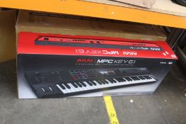 A boxed as new Akai Professional MPC Key 61 Standalone MPC synthesizer keyboard (Requires UK power