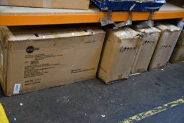 Four Wowcher 4-piece Marylebone Rattan Furniture Sets in Grey (Boxes Damaged).