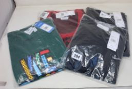 Four as new Adidas tops to include 1x Wales Bonner Knit Vest, 2x Humanrace PW Basics Tee and 1x