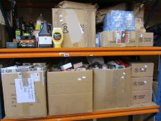 A large quantity of miscellaneous food and beverage related items to include Manuka honey, olive oil