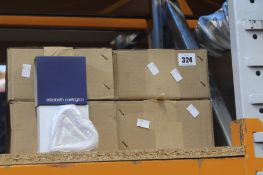 Forty eight heart shaped trinket boxes.