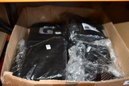 Eight Giorry leather shoulder bags and large travel wallets.