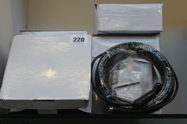 Eight boxed as new Capital Vision CCV087-02 120 Degree DC12V PAL Vehicle Cameras and 20M Cable (