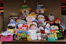 A large quantity of Hand-Knitted Dolls designed by Jean Greenhowe (Approximately 30).