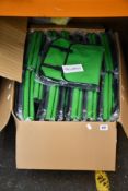 A quantity of as new BikyBag Classic CW Waterproof Bicycle Double Panniers in Lime (Approximately