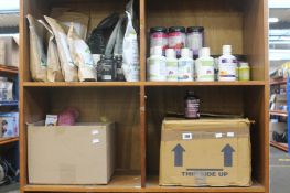 A quantity of as new supplements to include Optimal Hair Solution, Family Liquid Vitamin D3,