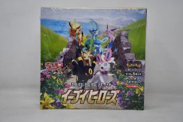 A Pokémon Japanese eevee s6a hero booster box.