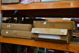 Four as new MH London Products to include 1x Rombass Bar Stool Walnut Top (MH-BS-920) and 3x Chervey