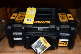 An as new DeWalt DCF620P2K Cordless 18V Collated Drywall Screwdriver.