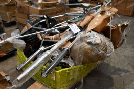 A quantity of weights and bars (Stillage not included).