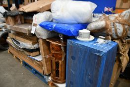 A quantity of furniture and household items (Items may be incomplete, viewing advised).