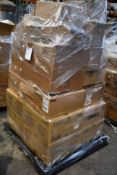 A pallet of assorted as new miscellaneous items to include Brother printer lower paper trays