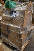 A pallet of assorted as new miscellaneous items to include under shelf baskets, plastic drinking