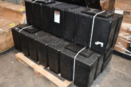 Three Polytank cold water coffin tanks, 162cm x 45cm x 47cm.