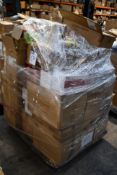 A pallet of assorted as new miscellaneous items to include wine glass cork cage, ice cube trays,
