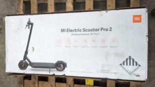 A boxed as new MI Pro2 electric scooter.