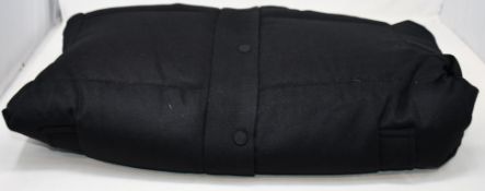 A women's as new Joseph Brushed Flannel Carah Coat - Black (38).