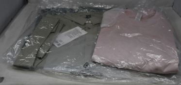 Three as new Lululemon clothing items to include 1x Perfectly Oversized Crew in FEPI (Size 4), 1x