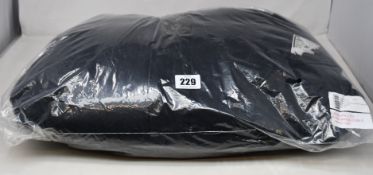 A women's as new Joseph Brushed Flannel Carah Coat - Black (42).