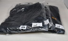 Three as new items of Jack Wolfskin clothing to include, 1x Essential Sweat Shorts in Size M, 1x