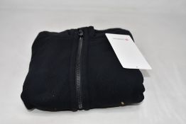 A Lululemon black Scuba oversized half zip hoodie (Size M/L).